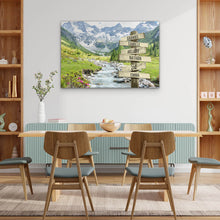 Charger l&#39;image dans la galerie, TOILE PERSONNALISÉE &quot;RUISSEAU DE MONTAGNE&quot;
