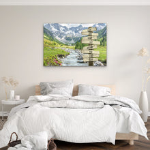 Charger l&#39;image dans la galerie, TOILE PERSONNALISÉE &quot;RUISSEAU DE MONTAGNE&quot;
