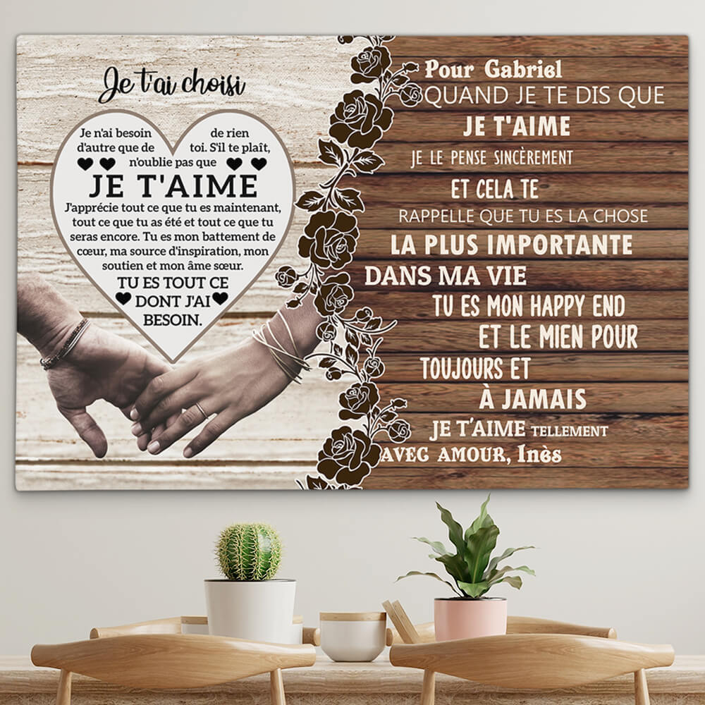 TOILE PERSONNALISÉE 