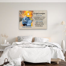 Charger l&#39;image dans la galerie, TOILE PERSONNALISÉE &quot;LOVE COUPLE&quot; V2
