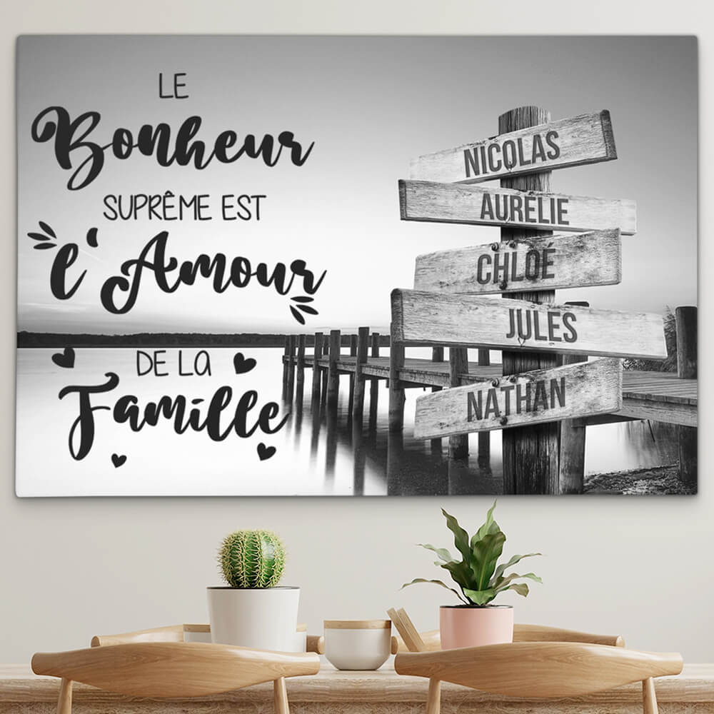 TOILE PERSONNALISÉE 